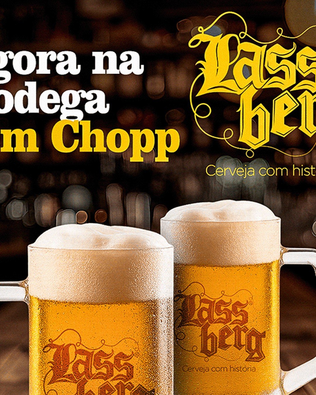 Peça de identidade visual para Bodega / Chopp Lassberg — Bodega / Chopp Lassberg