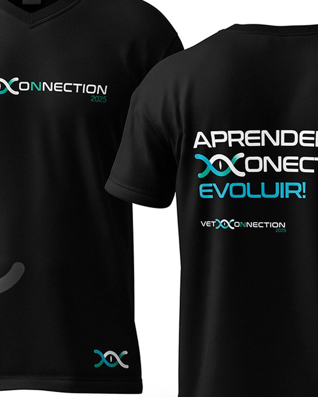 Peça de identidade visual para VetConnection — Camisa VetConnection 2025